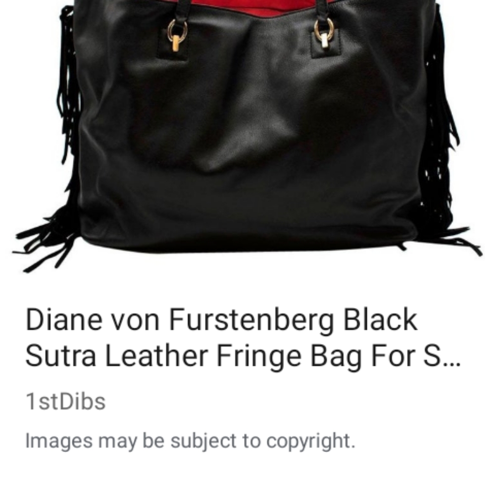 Diane von ferstenberg leather bag